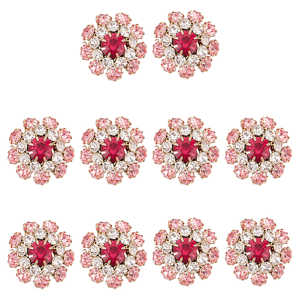 PandaHall WADORN 1-Hole Zinc Alloy Shank Buttons, with Rhinestone, Flower Button, Colorful, 21.5x10mm, Hole: 2mm, 10pcs/box Alloy Flower..., Multicolor
PandaHall WADORN 1-Hole Zinc Alloy Shank Buttons, with Rhinestone, Flower Button, Colorful, 21.5x10mm, Hole: 2mm, 10pcs/box Alloy Flower..., Multicolor