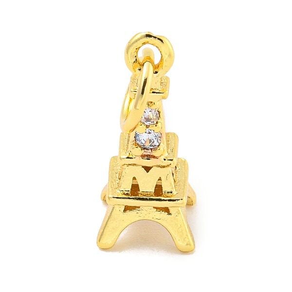 PandaHall Rack Plating Brass Micro Pave Clear Cubic Zirconia Pendants, Long-Lasting Plated, with Jump Rings, Lead Free & Cadmium Free, Tower...
PandaHall Rack Plating Brass Micro Pave Clear Cubic Zirconia Pendants, Long-Lasting Plated, with Jump Rings, Lead Free & Cadmium Free, Tower...