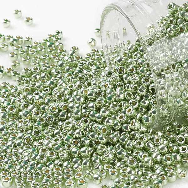 PandaHall TOHO Round Seed Beads, Japanese Seed Beads, (PF560) PermaFinish Lime Green Metallic, 11/0, 2.2mm, Hole: 0.8mm, about 5555pcs/50g...
PandaHall TOHO Round Seed Beads, Japanese Seed Beads, (PF560) PermaFinish Lime Green Metallic, 11/0, 2.2mm, Hole: 0.8mm, about 5555pcs/50g...