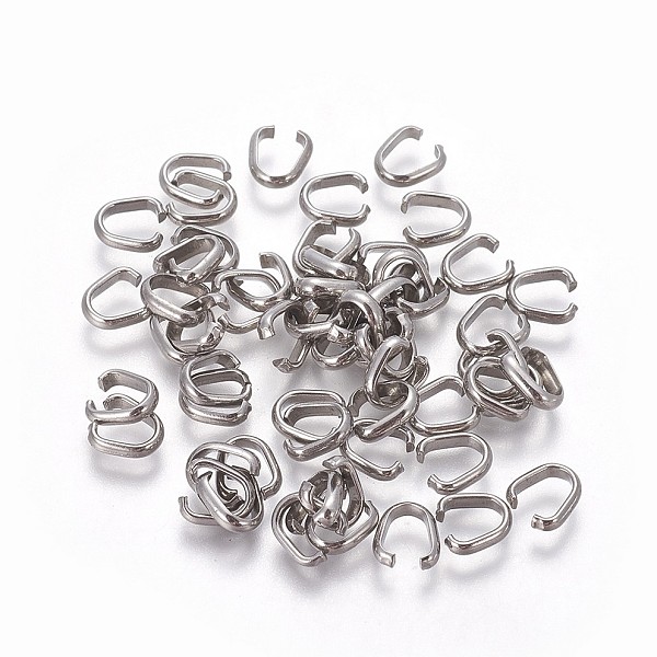PandaHall 304 Stainless Steel Quick Link Connectors, Linking Rings, Stainless Steel Color, 7.5x7x2mm 304 Stainless Steel Others
PandaHall 304 Stainless Steel Quick Link Connectors, Linking Rings, Stainless Steel Color, 7.5x7x2mm 304 Stainless Steel Others