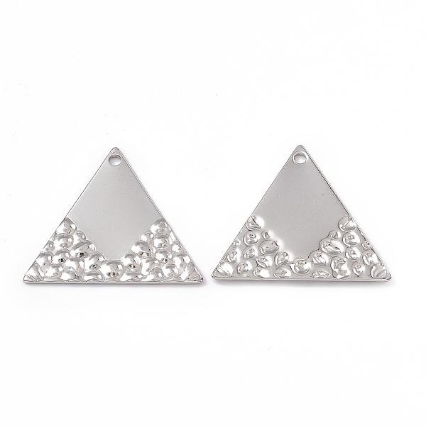 PandaHall 304 Stainless Steel Pendants, Triangle Charm, Stainless Steel Color, 23x26.5x1mm, Hole: 1.5mm 304 Stainless Steel Triangle
PandaHall 304 Stainless Steel Pendants, Triangle Charm, Stainless Steel Color, 23x26.5x1mm, Hole: 1.5mm 304 Stainless Steel Triangle