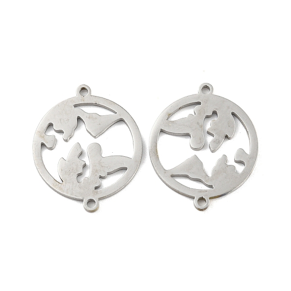 PandaHall 304 Stainless Steel Connector Charms, Flat Round, Stainless Steel Color, 19x15.5x1mm, Hole: 1mm 304 Stainless Steel Flat Round
PandaHall 304 Stainless Steel Connector Charms, Flat Round, Stainless Steel Color, 19x15.5x1mm, Hole: 1mm 304 Stainless Steel Flat Round