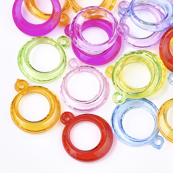 PandaHall Transparent Acrylic Pendants, Ring, Mixed Color, 30.5x25x6.5mm, Hole: 2~3mm, about 360pcs/500g Acrylic Ring Multicolor
PandaHall Transparent Acrylic Pendants, Ring, Mixed Color, 30.5x25x6.5mm, Hole: 2~3mm, about 360pcs/500g Acrylic Ring Multicolor