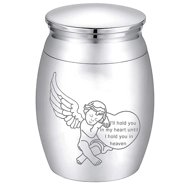 PandaHall CREATCABIN Alloy Cremation Urn Kit, with Disposable Flatware Spoons, Silver Polishing Cloth, Velvet Packing Pouches, Angel Pattern...
PandaHall CREATCABIN Alloy Cremation Urn Kit, with Disposable Flatware Spoons, Silver Polishing Cloth, Velvet Packing Pouches, Angel Pattern...