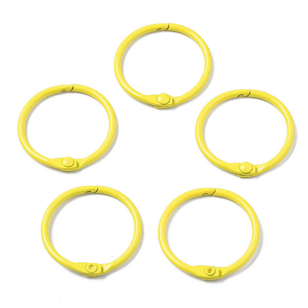 PandaHall Spray Painted Iron Split Key Rings, Ring, Yellow, 30x4mm Iron Ring Yellow
PandaHall Spray Painted Iron Split Key Rings, Ring, Yellow, 30x4mm Iron Ring Yellow