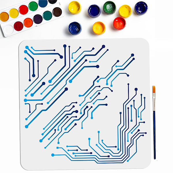 PandaHall MAYJOYDIY US 1Pc PET Hollow Out Drawing Painting Stencils, with 1Pc Art Paint Brushes, for DIY Scrapbook, Photo Album, Circuit...
PandaHall MAYJOYDIY US 1Pc PET Hollow Out Drawing Painting Stencils, with 1Pc Art Paint Brushes, for DIY Scrapbook, Photo Album, Circuit...