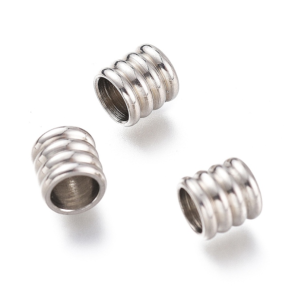 PandaHall 202 Stainless Steel Cord End Caps, Grooved Column, Stainless Steel Color, 6x6mm, Hole: 0.7mm,Inner Diameter: 3.8mm 202 Stainless...
PandaHall 202 Stainless Steel Cord End Caps, Grooved Column, Stainless Steel Color, 6x6mm, Hole: 0.7mm,Inner Diameter: 3.8mm 202 Stainless...