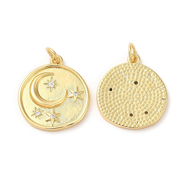 PandaHall Brass Micro Pave Cubic Zirconia Pendants, with Jump Ring, Lead Free & Cadmium Free, Flat Round, Real 18K Gold Plated, 20x18x2mm..., Clear
PandaHall Brass Micro Pave Cubic Zirconia Pendants, with Jump Ring, Lead Free & Cadmium Free, Flat Round, Real 18K Gold Plated, 20x18x2mm..., Clear