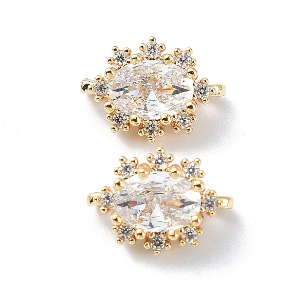 PandaHall Brass Pave Cubic Zirconia Multi-Strand Links, 3-Hole, Oval, Real 18K Gold Plated, Real 18K Gold Plated, 12x9x7mm, Hole: 1.4mm..., Clear
PandaHall Brass Pave Cubic Zirconia Multi-Strand Links, 3-Hole, Oval, Real 18K Gold Plated, Real 18K Gold Plated, 12x9x7mm, Hole: 1.4mm..., Clear