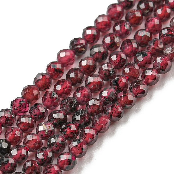 PandaHall Natural Garnet Beads Strands, Round, Faceted, 2mm, Hole: 0.4mm, about 192pcs/Strand, 15.16 inch(38.5cm) Garnet Round
PandaHall Natural Garnet Beads Strands, Round, Faceted, 2mm, Hole: 0.4mm, about 192pcs/Strand, 15.16 inch(38.5cm) Garnet Round