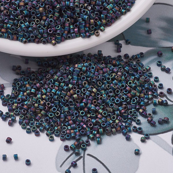 PandaHall MIYUKI Delica Beads Small, Cylinder, Japanese Seed Beads, 15/0, (DBS0871) Matte Black AB, 1.1x1.3mm, Hole: 0.7mm, about...
PandaHall MIYUKI Delica Beads Small, Cylinder, Japanese Seed Beads, 15/0, (DBS0871) Matte Black AB, 1.1x1.3mm, Hole: 0.7mm, about...