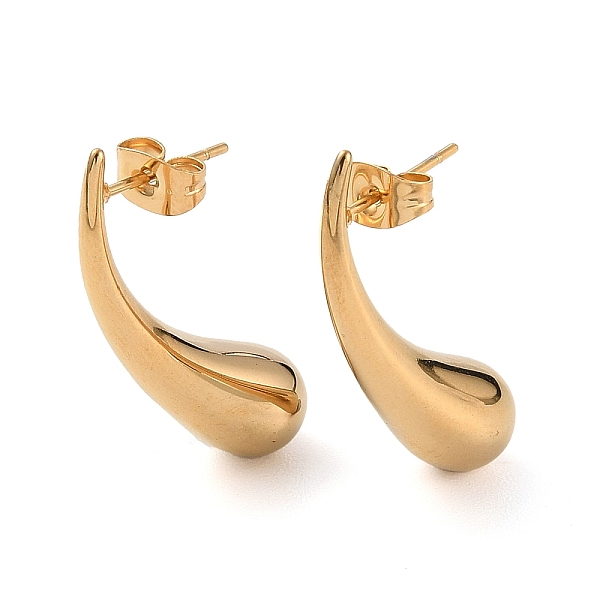 PandaHall Ion Plating(IP) 304 Stainless Steel Teardrop Stud Earrings for Women, Golden, 27.5x8mm 304 Stainless Steel Teardrop
PandaHall Ion Plating(IP) 304 Stainless Steel Teardrop Stud Earrings for Women, Golden, 27.5x8mm 304 Stainless Steel Teardrop