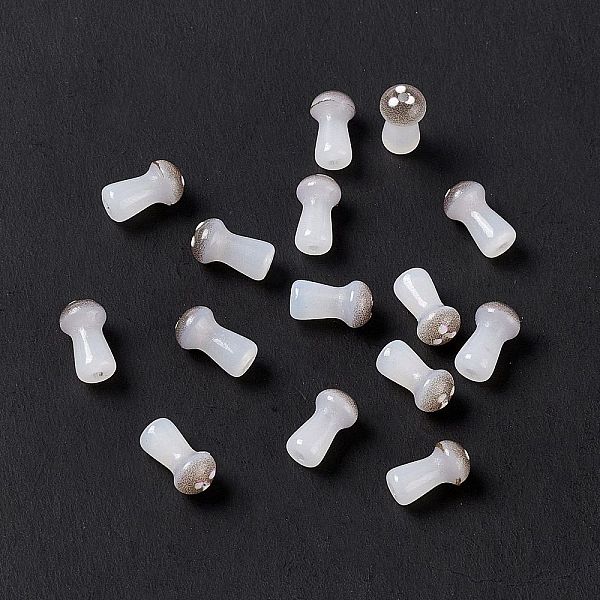 PandaHall Opaque Glass Beads, Mushroom, Light Grey, 8x4.5mm, Hole: 1mm, about 96~98pcs/bag Glass Mushroom
PandaHall Opaque Glass Beads, Mushroom, Light Grey, 8x4.5mm, Hole: 1mm, about 96~98pcs/bag Glass Mushroom