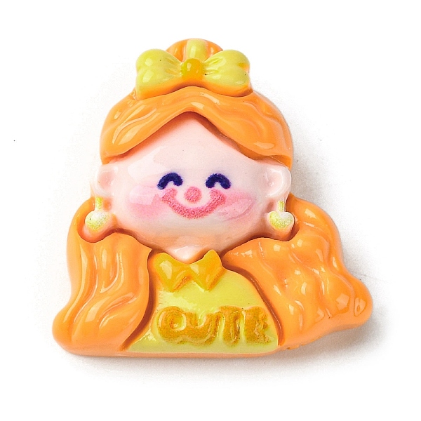 PandaHall Opaque Resin Decoden Cabochons, Fashion Girl, Orange, 26.5x25.5x8.5mm Resin Human Orange
PandaHall Opaque Resin Decoden Cabochons, Fashion Girl, Orange, 26.5x25.5x8.5mm Resin Human Orange