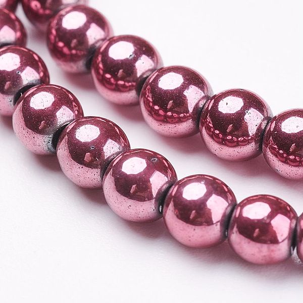 PandaHall Non-magnetic Synthetic Hematite Bead Strands, Round, Flamingo, 4mm, Hole: 1mm, about 103pcs/strand, 15.7 inch Non-magnetic..., Pink
PandaHall Non-magnetic Synthetic Hematite Bead Strands, Round, Flamingo, 4mm, Hole: 1mm, about 103pcs/strand, 15.7 inch Non-magnetic..., Pink