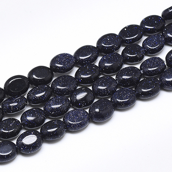 PandaHall Synthetic Goldstone Beads Strands, Oval, 8x6x4mm, Hole: 1mm, about 49~50pcs/strand, 14.5 inch~14.7 inch Blue Goldstone Oval
PandaHall Synthetic Goldstone Beads Strands, Oval, 8x6x4mm, Hole: 1mm, about 49~50pcs/strand, 14.5 inch~14.7 inch Blue Goldstone Oval
