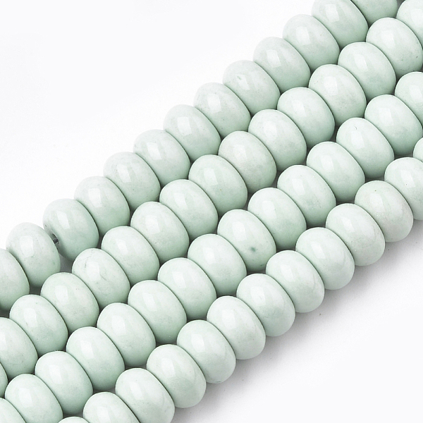 PandaHall Natural Agate Beads Strands, Dyed, Rondelle, Light Cyan, 7.5~8x4.5mm, Hole: 1mm, about 90pcs/strand, 15.7 inch Natural Agate...
PandaHall Natural Agate Beads Strands, Dyed, Rondelle, Light Cyan, 7.5~8x4.5mm, Hole: 1mm, about 90pcs/strand, 15.7 inch Natural Agate...