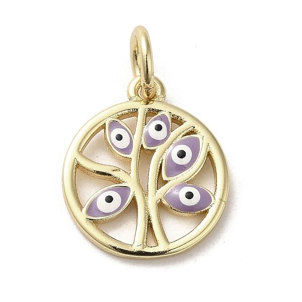 PandaHall Brass Enamel Charms, with Jump Ring, Real 18K Gold Plated, Flat Round with Tree & Evil Eye Charm, Lilac, 15x13.5x1.4mm, Hole..., Purple
PandaHall Brass Enamel Charms, with Jump Ring, Real 18K Gold Plated, Flat Round with Tree & Evil Eye Charm, Lilac, 15x13.5x1.4mm, Hole..., Purple