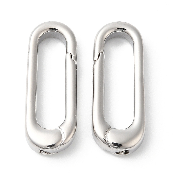 PandaHall Brass Spring Gate Rings, Oval, Cadmium Free & Lead Free, Long-Lasting Plated, Platinum, 18x7x3mm Brass
PandaHall Brass Spring Gate Rings, Oval, Cadmium Free & Lead Free, Long-Lasting Plated, Platinum, 18x7x3mm Brass