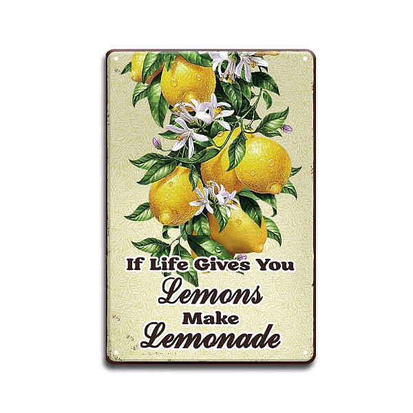 PandaHall GLOBLELAND Lemon Fruit Vintage Metal Tin Sign Plaque Poster 'Make Lemonade' Retro Metal Wall Decorative Tin Signs 8×12inch for...
PandaHall GLOBLELAND Lemon Fruit Vintage Metal Tin Sign Plaque Poster 'Make Lemonade' Retro Metal Wall Decorative Tin Signs 8×12inch for...