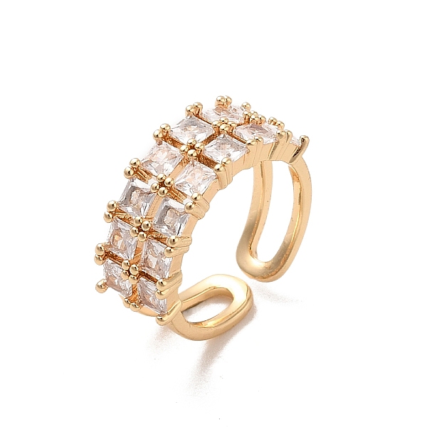 PandaHall Brass Micro Pave Cubic Zirconia Open Cuff Rings, Golden, Inner Diameter: Adjustable Brass+Cubic Zirconia
PandaHall Brass Micro Pave Cubic Zirconia Open Cuff Rings, Golden, Inner Diameter: Adjustable Brass+Cubic Zirconia