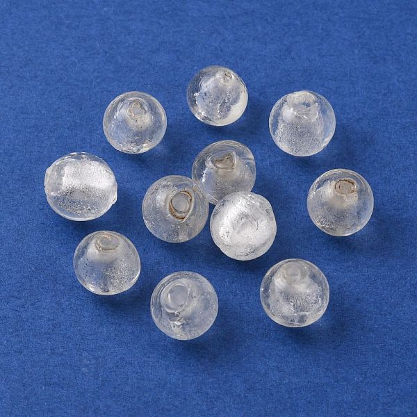 PandaHall Handmade Silver Foil Glass Beads, Round, Clear, about 12mm in diameter, hole: 2mm Silver Foil Round White
PandaHall Handmade Silver Foil Glass Beads, Round, Clear, about 12mm in diameter, hole: 2mm Silver Foil Round White