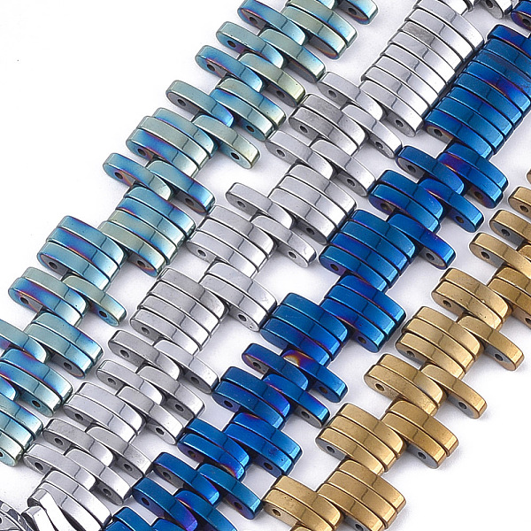 PandaHall Vacuum Plating Electroplate Non-magnetic Synthetic Hematite Multi- Strand Links, Oval, Mixed Color, 10x2.5x3.5mm, Hole: 1mm, about...
PandaHall Vacuum Plating Electroplate Non-magnetic Synthetic Hematite Multi- Strand Links, Oval, Mixed Color, 10x2.5x3.5mm, Hole: 1mm, about...