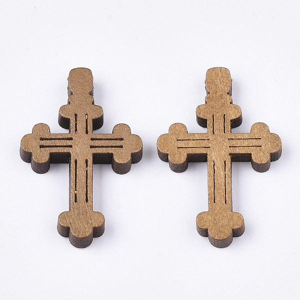 PandaHall Wooden Pendants, Dyed, Cross, Camel, 33x21.5x4mm, Hole: 1.5mm Wood Cross Brown
PandaHall Wooden Pendants, Dyed, Cross, Camel, 33x21.5x4mm, Hole: 1.5mm Wood Cross Brown