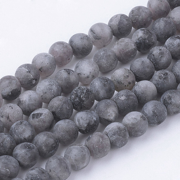 PandaHall Natural Black Larvikite Bead Strands, Round, Frosted, 4~4.5mm, Hole: 1mm, about 85~90pcs/strand, 14.9 inch(38cm) Larvikite Round
PandaHall Natural Black Larvikite Bead Strands, Round, Frosted, 4~4.5mm, Hole: 1mm, about 85~90pcs/strand, 14.9 inch(38cm) Larvikite Round