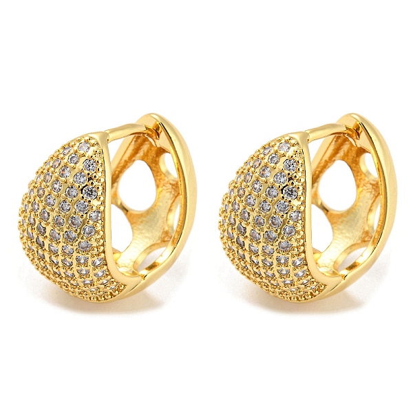 PandaHall Brass Micro Pave Clear Cubic Zirconia Thick Hoop Earrings, Long-Lasting Plated, Cadmium Free & Lead Free, Real 18K Gold Plated...
PandaHall Brass Micro Pave Clear Cubic Zirconia Thick Hoop Earrings, Long-Lasting Plated, Cadmium Free & Lead Free, Real 18K Gold Plated...