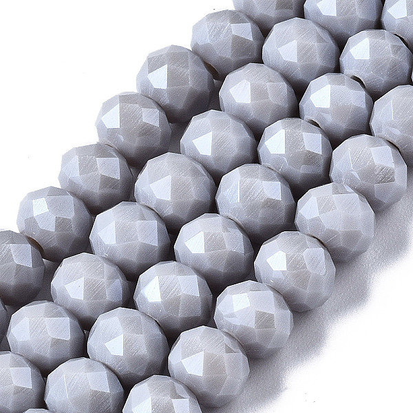 PandaHall Electroplate Glass Beads Strands, Pearl Luster Plated, Faceted, Rondelle, Light Steel Blue, 6x5mm, Hole: 1mm, about...
PandaHall Electroplate Glass Beads Strands, Pearl Luster Plated, Faceted, Rondelle, Light Steel Blue, 6x5mm, Hole: 1mm, about...