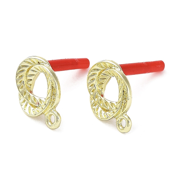 PandaHall Rack Plating Alloy Stud Earrings Finding, with Horizontal Loops and 304 Stainless Steel Pin, Twist Ring, Cadmium Free & Nickel...
PandaHall Rack Plating Alloy Stud Earrings Finding, with Horizontal Loops and 304 Stainless Steel Pin, Twist Ring, Cadmium Free & Nickel...