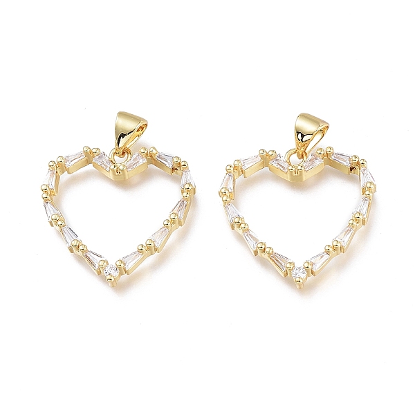 PandaHall Brass Micro Pave Clear Cubic Zirconia Pendants, Long-Lasting Plated, Heart, Real 18K Gold Plated, 20.5x20x3mm, Hole: 4.5x3.5mm...
PandaHall Brass Micro Pave Clear Cubic Zirconia Pendants, Long-Lasting Plated, Heart, Real 18K Gold Plated, 20.5x20x3mm, Hole: 4.5x3.5mm...