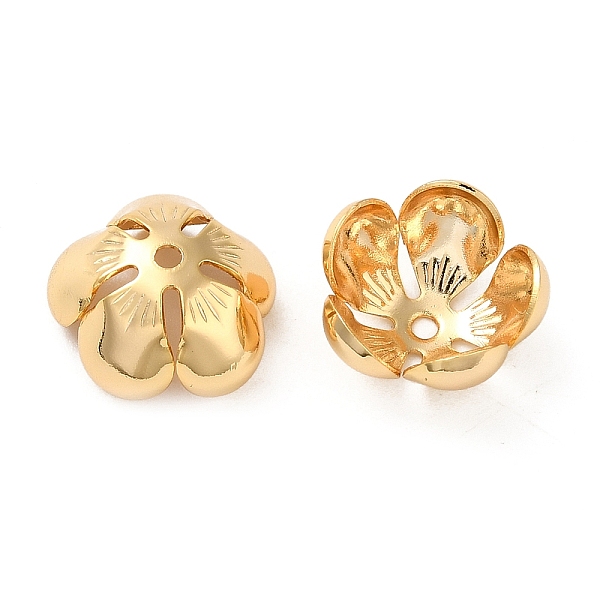 PandaHall Brass Bead Caps, 6-Petal Flower, Real 18K Gold Plated, 12.5x13x6.5mm, Hole: 1.4mm Brass Flower
PandaHall Brass Bead Caps, 6-Petal Flower, Real 18K Gold Plated, 12.5x13x6.5mm, Hole: 1.4mm Brass Flower