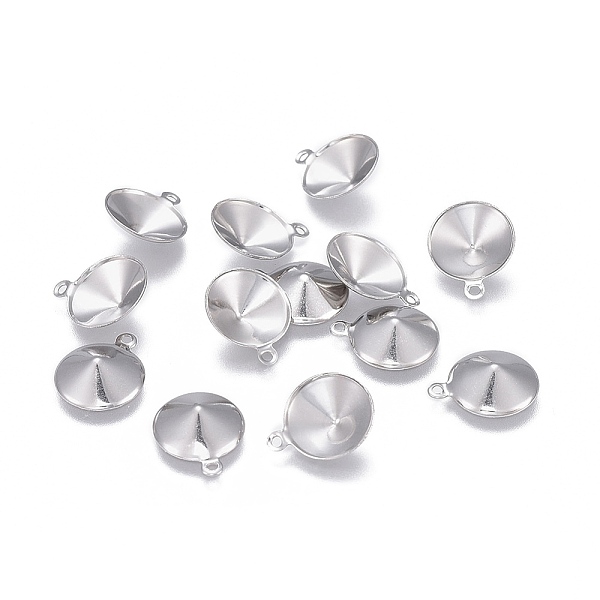 PandaHall 201 Stainless Steel Charms Pointed Back Rhinestone Settings, Cone, Stainless Steel Color, Fit for 10mm rhinestone, 13x10.5x3.2mm...
PandaHall 201 Stainless Steel Charms Pointed Back Rhinestone Settings, Cone, Stainless Steel Color, Fit for 10mm rhinestone, 13x10.5x3.2mm...