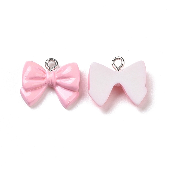 PandaHall Opaque Resin Pendants, with Platinum Tone Iron Loops, Bowknot Charm, Pink, 15.5x17.5x5.5mm, Hole: 2mm Iron+Resin Bowknot Pink
PandaHall Opaque Resin Pendants, with Platinum Tone Iron Loops, Bowknot Charm, Pink, 15.5x17.5x5.5mm, Hole: 2mm Iron+Resin Bowknot Pink