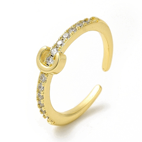 PandaHall Clear Cubic Zirconia Initial Letter Open Cuff Ring, Real 18K Gold Plated Brass Jewelry for Women, Cadmium Free & Nickel Free &...
PandaHall Clear Cubic Zirconia Initial Letter Open Cuff Ring, Real 18K Gold Plated Brass Jewelry for Women, Cadmium Free & Nickel Free &...