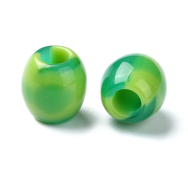 PandaHall Two Tone Resin European Beads, Large Hole Barrel Beads, Green, 11.5x11x11mm, Hole: 5mm Resin Barrel Green
PandaHall Two Tone Resin European Beads, Large Hole Barrel Beads, Green, 11.5x11x11mm, Hole: 5mm Resin Barrel Green