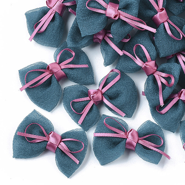 PandaHall Handmade Woven Costume Accessories, Bowknot & Hair Bows, Teal, 35~40x44.5~48x12~14mm Organza Bowknot Cyan
PandaHall Handmade Woven Costume Accessories, Bowknot & Hair Bows, Teal, 35~40x44.5~48x12~14mm Organza Bowknot Cyan