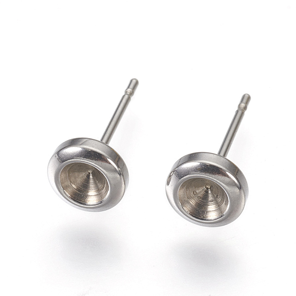 PandaHall 304 Stainless Steel Post Stud Earring Settings, for Pointed Back Xilion Rivoli Rhinestone, Stainless Steel Color, Fit For: 4mm...
PandaHall 304 Stainless Steel Post Stud Earring Settings, for Pointed Back Xilion Rivoli Rhinestone, Stainless Steel Color, Fit For: 4mm...