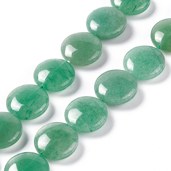 PandaHall Natural Green Aventurine Beads Strands, Flat Round, 19.5~20.5x7~8mm, Hole: 1mm, about 20pcs/strand, 15.55''~15.98''(39.5~40.6cm)...
PandaHall Natural Green Aventurine Beads Strands, Flat Round, 19.5~20.5x7~8mm, Hole: 1mm, about 20pcs/strand, 15.55''~15.98''(39.5~40.6cm)...