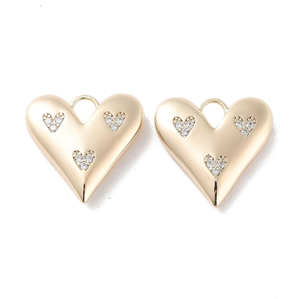 PandaHall Brass Micro Pave Clear Cubic Zirconia Pendants, Heart Charm, Real 18K Gold Plated, 20x20x4.5mm, Hole: 4.5x4mm Brass+Cubic Zirconia...
PandaHall Brass Micro Pave Clear Cubic Zirconia Pendants, Heart Charm, Real 18K Gold Plated, 20x20x4.5mm, Hole: 4.5x4mm Brass+Cubic Zirconia...