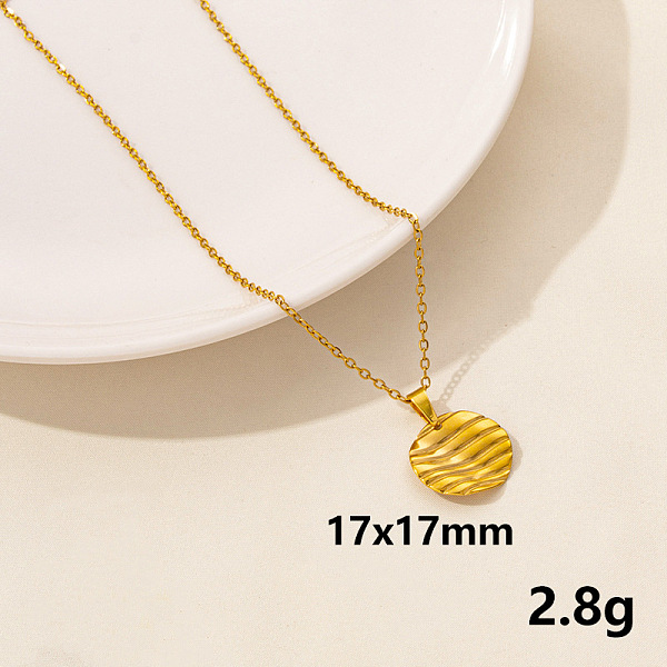 PandaHall 304 Stainless Steel Flat Round Pendant Necklace for Women, Cable Chain Necklaces Stainless Steel Flat Round
PandaHall 304 Stainless Steel Flat Round Pendant Necklace for Women, Cable Chain Necklaces Stainless Steel Flat Round