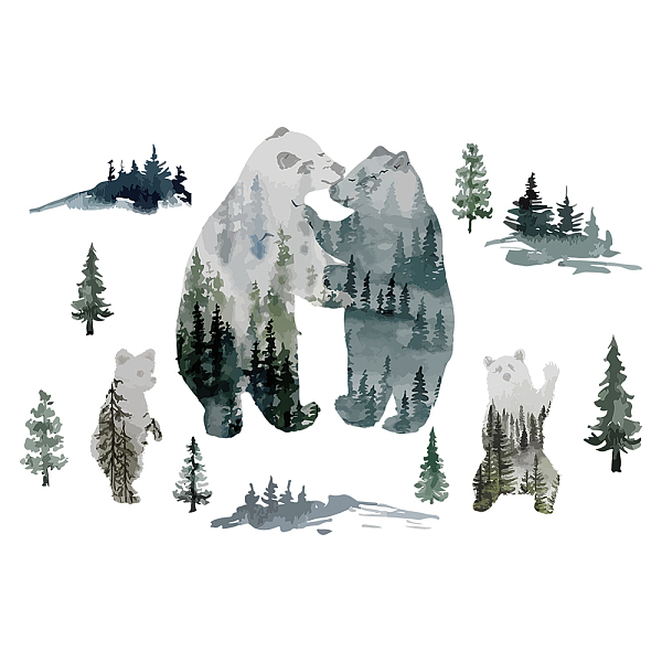 PandaHall SUPERDANT Forest Animal Wall Decal Removable Wall Stickers Bear Nursery Decor Wall Art Sticker Wallpaper DIY Art PVC Wall Decal...
PandaHall SUPERDANT Forest Animal Wall Decal Removable Wall Stickers Bear Nursery Decor Wall Art Sticker Wallpaper DIY Art PVC Wall Decal...