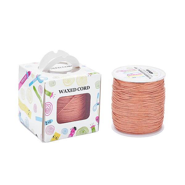 PandaHall Waxed Cotton Cords, PeachPuff, 1mm, about 100yards/roll(91.44m/roll), 300 feet/roll Waxed Cotton Cord Round Brown
PandaHall Waxed Cotton Cords, PeachPuff, 1mm, about 100yards/roll(91.44m/roll), 300 feet/roll Waxed Cotton Cord Round Brown