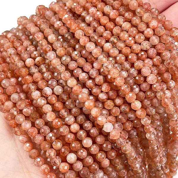 PandaHall Natural Sunstone Beads Strands, Faceted, Round, Grade A, 4mm, Hole: 0.8mm, about 106pcs/strand, 15.35 inch(39cm) Sunstone Round
PandaHall Natural Sunstone Beads Strands, Faceted, Round, Grade A, 4mm, Hole: 0.8mm, about 106pcs/strand, 15.35 inch(39cm) Sunstone Round