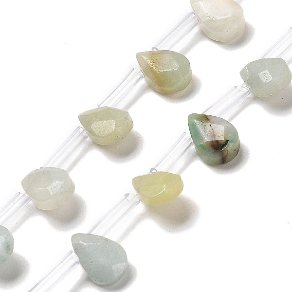 PandaHall Natural Flower Amazonite Beads Strands, Faceted, Teardrop, Top Drilled, 9x6x4mm, Hole: 0.8mm, about 32pcs/strand, 16.54''(42cm)...
PandaHall Natural Flower Amazonite Beads Strands, Faceted, Teardrop, Top Drilled, 9x6x4mm, Hole: 0.8mm, about 32pcs/strand, 16.54''(42cm)...