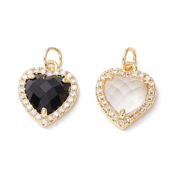 PandaHall Brass Micro Pave Cubic Zirconia Pendants, Real 18K Gold Plated, Cadmium Free & Lead Free, Heart, Mixed Color, 18x12.5x5mm, Hole..., Multicolor
PandaHall Brass Micro Pave Cubic Zirconia Pendants, Real 18K Gold Plated, Cadmium Free & Lead Free, Heart, Mixed Color, 18x12.5x5mm, Hole..., Multicolor