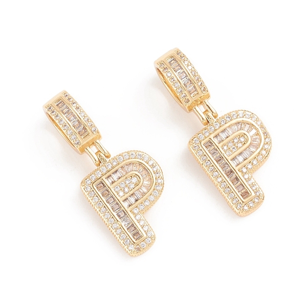 PandaHall Brass Micro Pave Cubic Zirconia Pendants, Long-Lasting Plated, Letter, Clear, Letter.P, 33.8mm, Hole: 6.5x9mm, Letter.P...
PandaHall Brass Micro Pave Cubic Zirconia Pendants, Long-Lasting Plated, Letter, Clear, Letter.P, 33.8mm, Hole: 6.5x9mm, Letter.P...