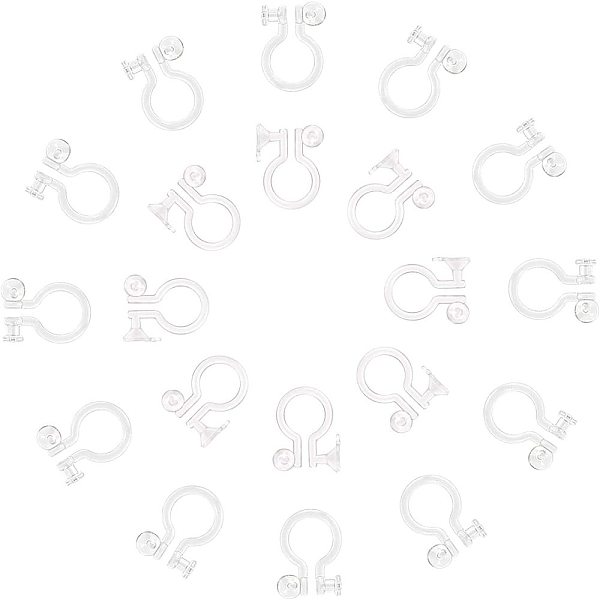 PandaHall arricraft 100 Pcs 2 Sizes Clear Plastic Clip-on Earring Converter Component for Non Pierced Ears(2 Styles) Plastic Clear
PandaHall arricraft 100 Pcs 2 Sizes Clear Plastic Clip-on Earring Converter Component for Non Pierced Ears(2 Styles) Plastic Clear
